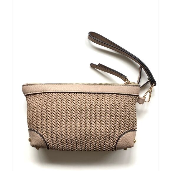 SONDRA ROBERTS KHaki Wristlet - Picture 1 of 8